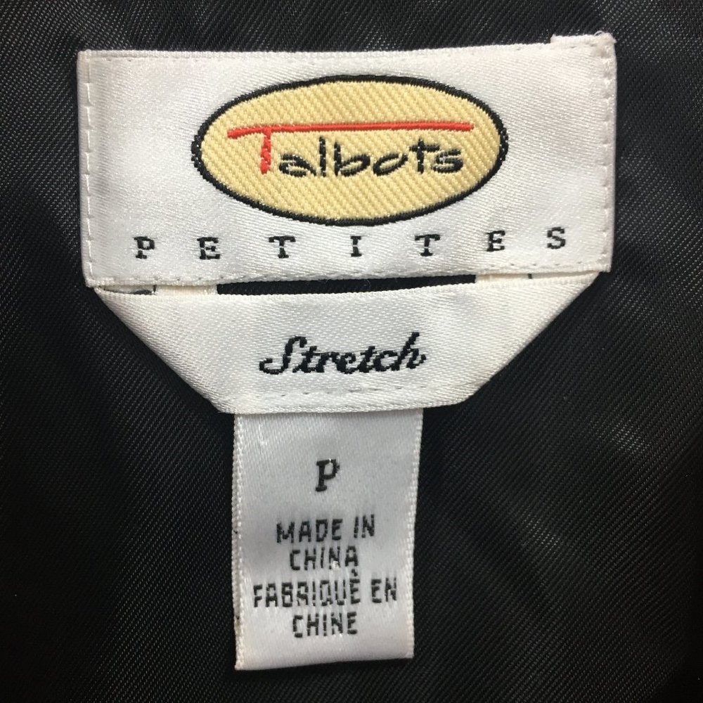 Talbots Womens Petites Stretch Red Quilted Gold Snap Front Polyester Blend Vest - Picture 5 of 7